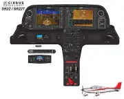 Cirrus SR22 / SR22T Aircraft Cockpit Poster 24"x36"