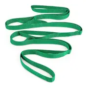 Non-Elastic Stretch Strap Wear Resistant Multiple Loop Design Physical Therapy Stretching Strap Yoga Strap for Men Women green