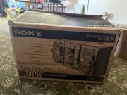 New! SONY MHC GX25 STEREO System 3 CD Changer Cassette Deck Player Recorder