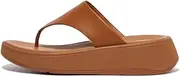 [FitFlop] Women's F-Mode Leather Flatform Toe-Post Sandals
