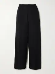 [TOTEME] TOTEME - Silk And Organic Cotton-blend Jersey Pants - Black - small small Black