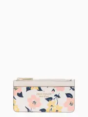 staci lily blooms boxed large slim cardholder