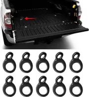 10Pcs Tie Down Strap Rings Tie-Down Anchors Stainless Steel Multi-Purpose Hooks