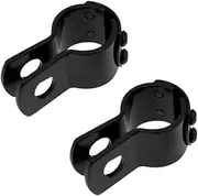 STARTIST Engine Guard Foot Pegs Bar Clamp Kit Highway Replacement Portable Practical 1-1/4 inch U Brackets for 32 mm Engine Guard, Black