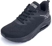 MAFEKE Women's Wide Toe Box Walking Shoes for Plantar Fasciitis, Arch Support Orthotic Wide Width Athletic Air Tennis Running Sneakers for Woman US Size 6-11