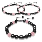 Magnetic Therapy Anklet Bracelet Set for Women/Men - 2 Pack Anklets Plus 1 Br...