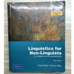 LINGUISTICS FOR NON-LINGUISTS 英語語言學 語言學 英文原文書 二手書