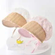 Infant Lace Hats Baby Girls Spring Bonnet Cap 0-1Y Toddler Sunproof Bucket Hat