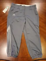 Adidas Performance Women's Softball Pants Size Medium, Climalite, NWT, Grey.