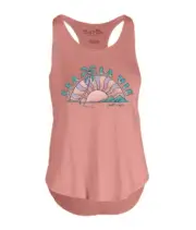 Salt Life Mauve Racerback Tank Top "SEA LA VIE" Women's JUNIORS LARGE NWT
