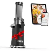 Aobosi Compact Small Mini Juicer Machines Space-Saving Slow Masticating Juicer