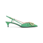 [Valentino Garavani] Valentino Garavani-Emerald Green Sling Back-Donna 38 IT