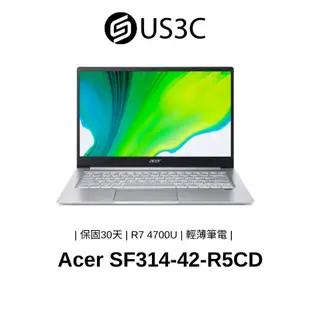 Acer Swift3 14吋 FHD R7 4700U 8G 512GSSD 輕薄筆電 商務筆電 銀色 二手品