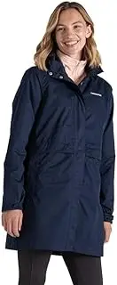 [Craghoppers] Women's Womens Ana Waterproof Longline Breathable Shell Jacket Longline Raincoat