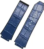 [HFZCSIMR] Watch Band 19mmX25mmLeather Strap Fit For Hublot Series Business 22mm Clasp Ladies Rubber Sports Strap