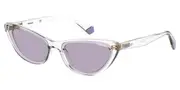 Polaroid PLD 6142/S Polarized 900/KL Women’s Sunglasses Clear Size 57