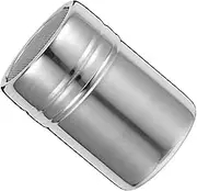 MUCKLILY Stainless Steel Sugar Dusting Tube Shaker for Icing Powder Cocoa Flour Sifter Sprinkler Cappuccino Latte Accessory