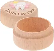 MOBUTOFU Box Tooth Keepsake Box First Tooth Holder Fetal Hair Storage Container Wing Design for Nursery Shower present Cherished