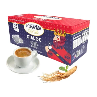 GINSENG COFFEE LA BEVANDA DEL RÈ - Box 25 PODS ESE44 7.5g