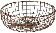 Fruit and Produce Storage Basket Iron Fruit Plate Basket Bread Snack Storage Basket Home Living Room Coffee Table Vegetable Plate Coffee Table Fruit Plate Suitable for Kitchen Counters(Medium)