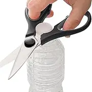 PrepWorks Kitchen Shears with Magnetic Cover - Multi-Purpose Scissors for Cutting, Snipping, and Food Prep