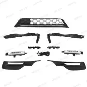For 2016-17 Honda Accord Bumper Lower Grille w/Chrome +2PC fog lights + Brackets (for: Honda)