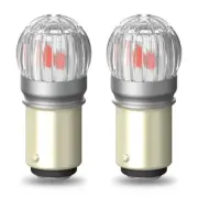 AUXITO BAY15D 1157 LED BULBS RED TAIL BRAKE PARKING REVERSE LIGHT 2057 2357 7528 (for: Subaru)