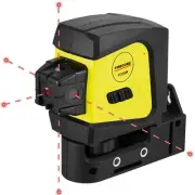 F335R 5-Point Laser, Red Beam Self-Leveling Spot Laser Level with Magnetic Br...