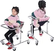 Walking Aids for Disabled People, Portable Stand Upright Walker,Cerebral Palsy Hemiplegia Rehabilitation Training Equipment,for 80-120cm Child Training