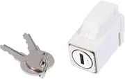 SHINEOFI Adjustable Window Safety Lock with Key Safety Door Lock for Sliding Windows Easy Installation for Patio Doors