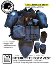 Tactical Interceptor OTV SWAT Assault Combat Vest Military + EXTRA pouches