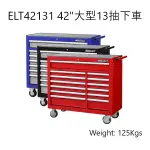 【赫杰國際】BOXO 工具車/箱－42" 大型13抽工具車 ELT42131 現貨 (另售展示車)