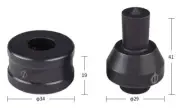 1set 16.5mm Punching machine die Hydraulic punch die CH-60 up and down mold