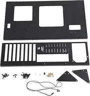 DIY Computer Open Chassis, Cable Routing Holes Computer Open Case Rack Support Dual X79 X99 Servers Motherboard for ITX Motherboard