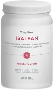 ISAGENIX - Isalean - Whey Protein Powder - 14 Servings - 1 X 860.5 Ml - Straw...