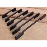 Modern Black Kitchen Handle Cabinet Cupboard Door Drawer Handles square pulls