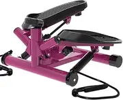 Stepper,Stepper - Pink, Purple Fitness Stair Stepper, Mini Stepper Fitness Cardio Exercise Trainer, Adjustable Height St
