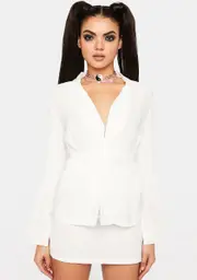 Pure Call Her Out Shirt & Skirt Set