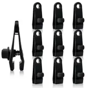 10pcs Tarp Clips Heavy Duty Lock Grip, Plastic Tarp Clamps, Reusable Linoleum...