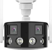 8MP 4K Dual Lens Ultra Wide Angle 180° WiFi IP Camera Cecurity Protection Ai Human Detect Security Surveillance(8MP with 64G Card)