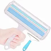 Deep Cleaner Pro Pet Hair Remover Kit, Pet Fur Remover Roller, Reusable Animal Hair Removal Brush for Dogs & Cats, Carpet Rake, Self Clean Pet Fur from Carpet, Sofa, Rugs, Laundry, Clothes & Bedding