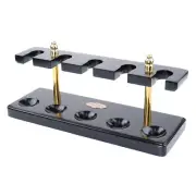 Black 5 Pipes Tobacco Display Rack Tobacco Wooden Smoking Pipe Shelf Stand