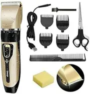 Professional Hair Clippers Men cordless hair trimmers washable Beard Trimmer 9Pc