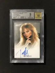 2006 Rittenhouse James Bond TANYA ROBERTS - BGS GRADED 9 Autograph