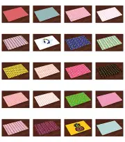 Ambesonne Fabric Place Mats 4 Piece Group Placemats Dining Room Kitchen Table