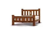 VI Jamaica Solid Timber Traditional Design Queen Bed Frame