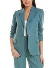 ba&sh Gayne Linen-Blend Blazer