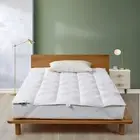 Serta White Goose Feather And Down Fiber Featherbed
