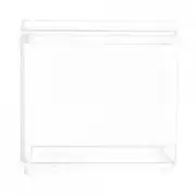4x RECTANGULAR STACKABLE MINI ORGANISERS 7x9x9cm 1-Compartment