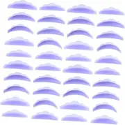 FOMIYES 20 Pairs Eyelash Pads Reusable Gasket Shields for Lash Extensions Soft and Comfortable Eye Perming Tools for Beauty Salons and Personal Use